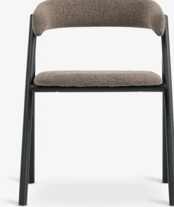 HINDEVADChaise HINDEVAD tissu brun clair/noir-JYSK Best