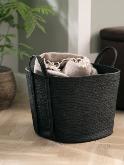 HJALTIPanier HJALTI l37xL37xH32cm noir-JYSK Best