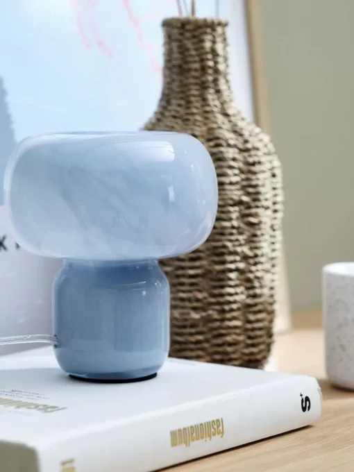 HJARNELampe de table HJARNE Ø16xH18cm bleu-JYSK Clearance