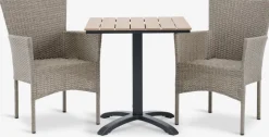 HOBRO + AIDTHOBRO L70 table + 2 AIDT chair l-JYSK Best