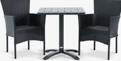HOBRO + AIDTHOBRO L70 table + 2 AIDT chaises-JUTLANDIA Best