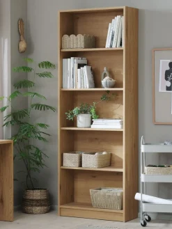 HORSENSBibliothèque HORSENS 5 tablettes larges coloris-JYSK Hot