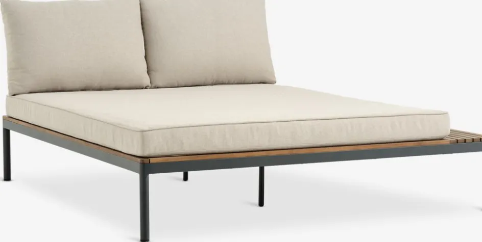 HOUModule lounge HOU méridienne 2 personnes bois d'acacia-JYSK