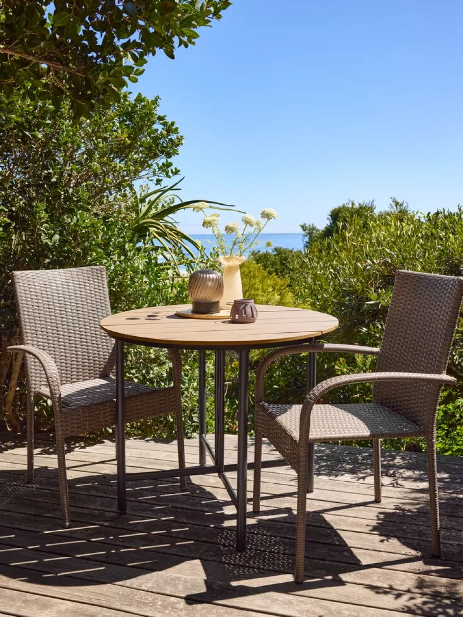 HOVVIGTable de jardin HOVVIG Ø90xL18/90 naturel-JYSK Best