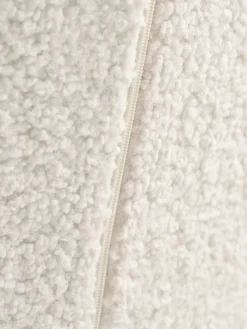 HUNDESTEDFauteuil HUNDESTED tissu teddy blanc cassé/coloris chêne-JYSK Best