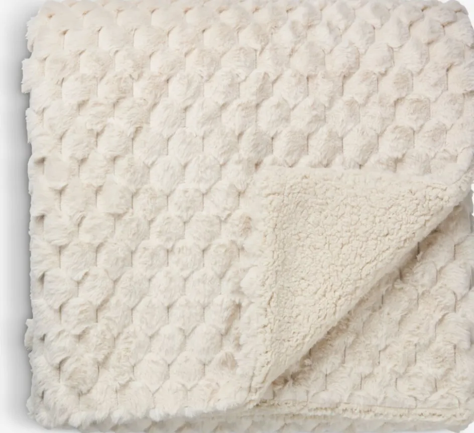 HVIDBLOMMEPlaid HVIDBLOMME 150x200 beige-JYSK Sale