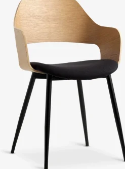 HVIDOVREChaise HVIDOVRE coloris /tissu noir-Royal Oak Hot