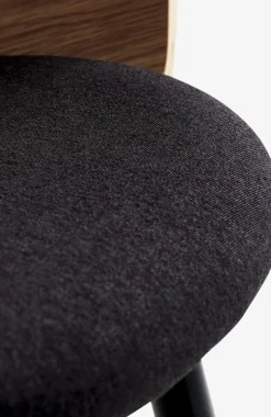 HVIDOVREChaise HVIDOVRE coloris /tissu noir-Royal Oak Hot