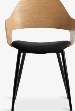 HVIDOVREChaise HVIDOVRE coloris /tissu noir-Royal Oak Hot