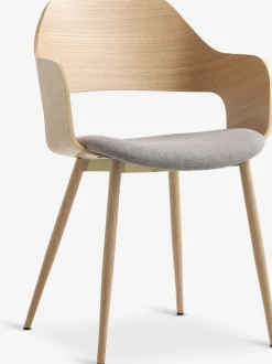 HVIDOVREChaise HVIDOVRE coloris /tissu gris clair-Royal Oak Discount