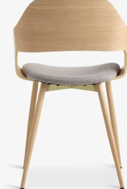 HVIDOVREChaise HVIDOVRE coloris /tissu gris clair-Royal Oak Discount