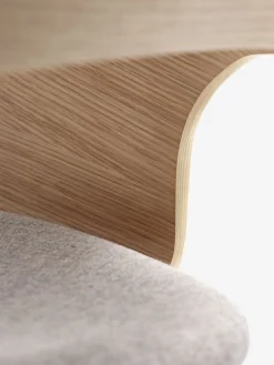 HVIDOVREChaise HVIDOVRE coloris /tissu gris clair-Royal Oak Discount