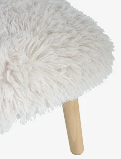 HVILSTEDFauteuil a/repose-pieds HVILSTED tissu teddy blanc ca./nat.-JYSK Best