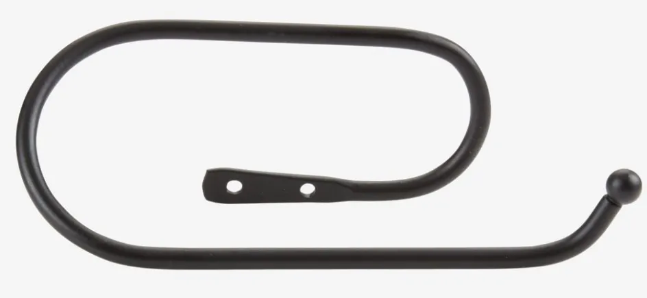 ILSBOPorte-rouleau wc ILSBO métal noir SDP-JYSK Clearance