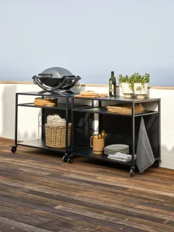 INDSLEVDesserte barbecue INDSLEV l50xL90 noir-JYSK Outlet