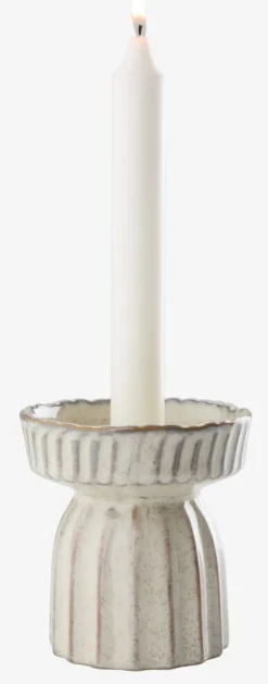 INGARBougeoir INGAR Ø10xH11cm blanc-JYSK Online