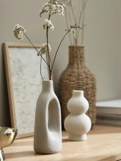 INGEMARVase INGEMAR Ø8xH20cm gris-JYSK