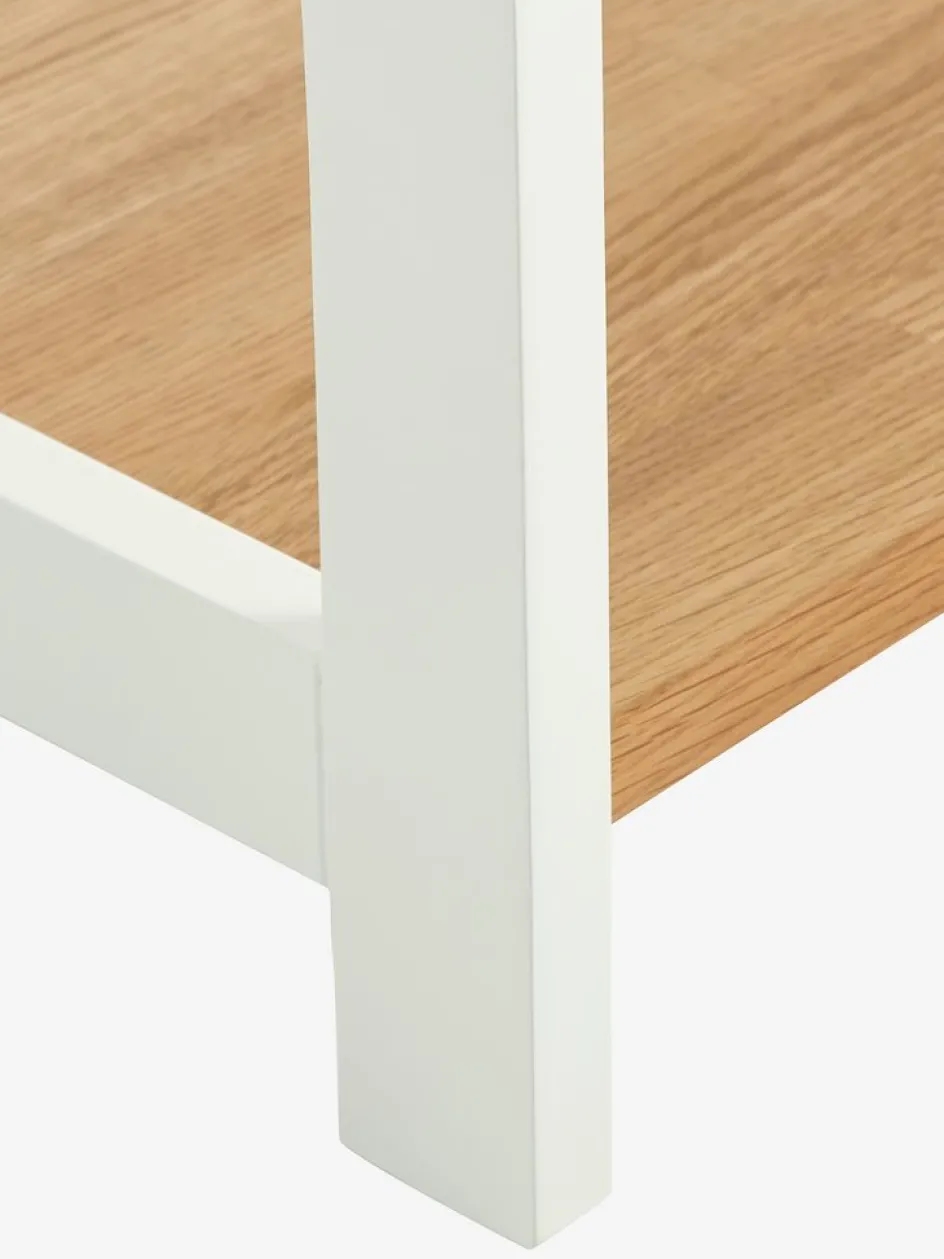 INTRUPÉtagère INTRUP 3 tablettes larges blanc/chêne naturel-Royal Oak Sale