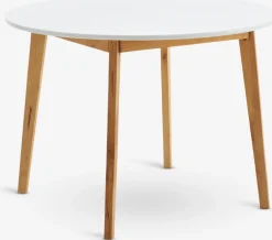 JEGINDTable JEGIND Ø105 blanc/naturel-JYSK