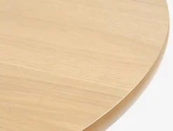 JEGINDTable JEGIND Ø105 coloris chêne naturel/noir-JYSK New