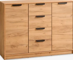 JENSLEVBuffet JENSLEV 2 portes 4 tiroirs coloris-JYSK Discount