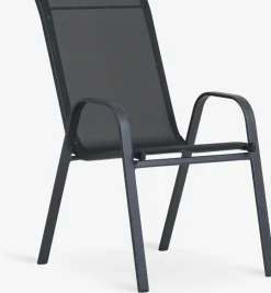 JERSORE + LEKNESJERSORE L140 table + 4 LEKNES chaises noir-JYSK New