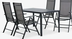 JERSORE + MELLBYJERSORE L140 table + 4 MELLBY chaises noir-JYSK Sale