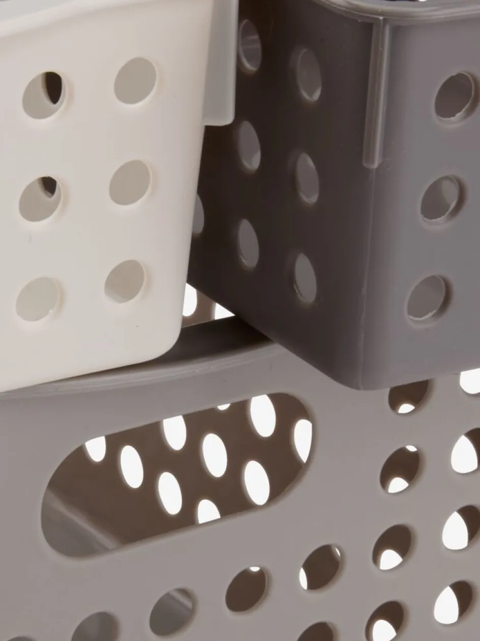 JONSTORPCaisse de rangement JONSTORP 3 pcs plastique sable-JYSK