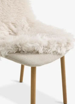 JONSTRUPChaise JONSTRUP tissu teddy /coloris chêne-JYSK Sale