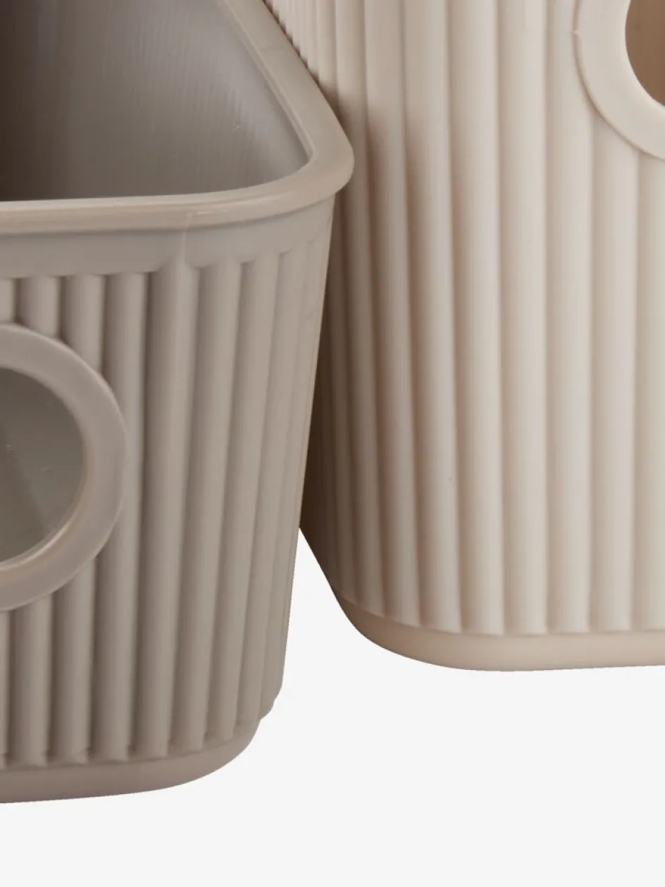 JUNSELECaisse de rangement JUNSELE 2 pcs plastique sable-JYSK Best