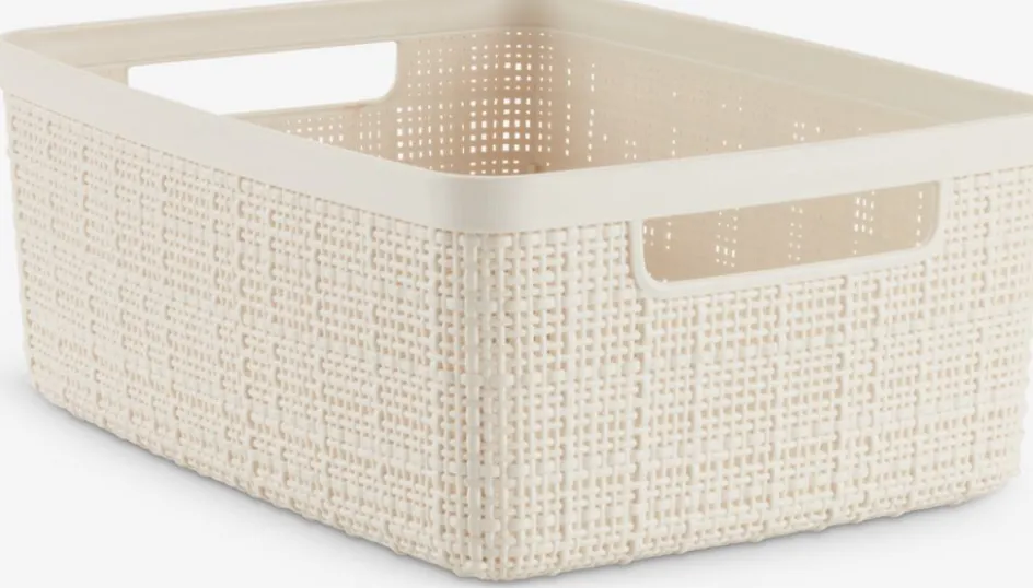 JUTEPanier JUTE 4,5L plastique blanc cassé-JYSK Hot