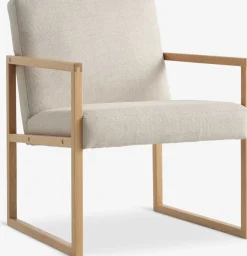 KALUNDBORGFauteuil KALUNDBORG tissu sable/chêne naturel-Royal Oak Sale