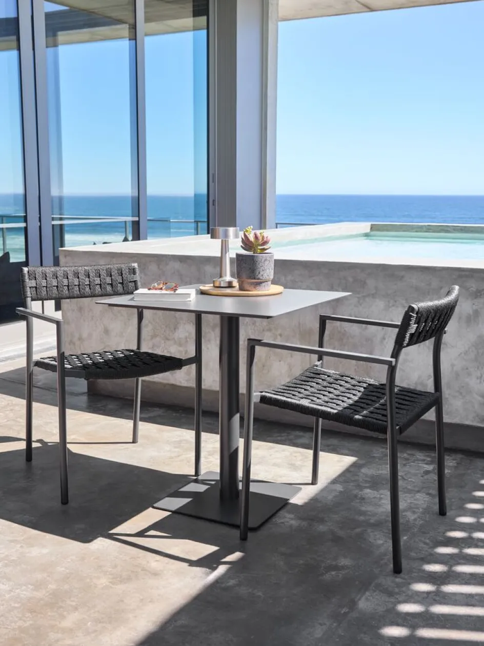 KAPPRUETTable bistrot KAPPRUET l65xL65 noir-JYSK Clearance