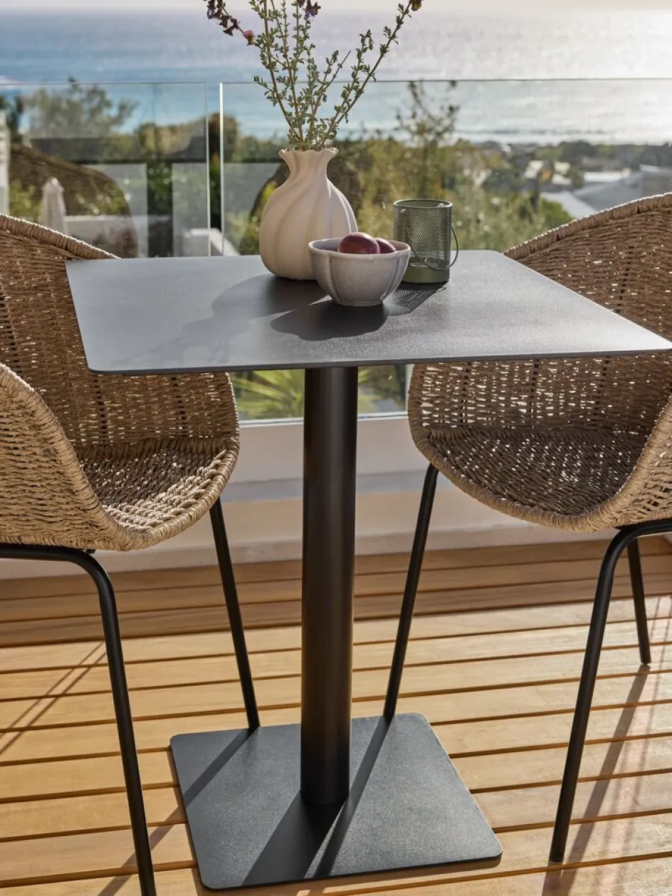 KAPPRUETTable bistrot KAPPRUET l65xL65 noir-JYSK Clearance