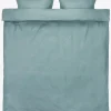KARENBasicParure de lit Seersucker KAREN 240x220 turquoise-JYSK Online