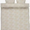 KARIPlusParure de lit Seersucker KARI 240x220 sable-JYSK Online