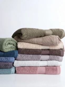 KARLSTADGoldServiette de toilette KARLSTAD 50x100 olive-KRONBORG Hot