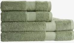 KARLSTADGoldServiette de toilette KARLSTAD 50x100 vert armée-KRONBORG Sale