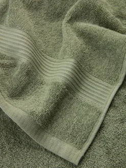 KARLSTADGoldServiette de toilette KARLSTAD 50x100 vert armée-KRONBORG Sale