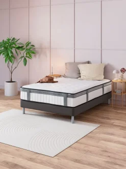 KIVAGoldMatelas à ressorts 140x190cm KIVA Mou-DREAMZONE Best