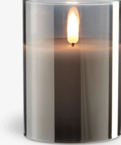 KLAUSBougie pilier LED KLAUS Ø8xH10cm gris-JYSK New