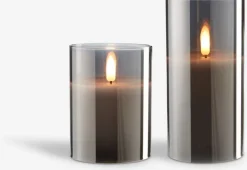 KLAUSBougie pilier LED KLAUS Ø8xH10cm gris-JYSK New