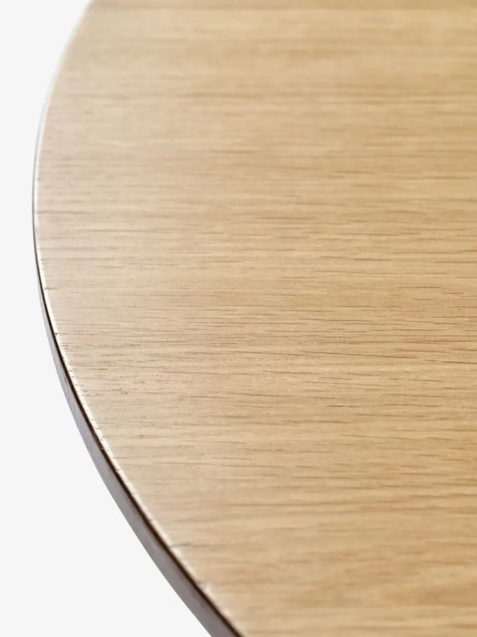 KLIPLEVTable basse KLIPLEV Ø80 coloris chêne naturel-Royal Oak