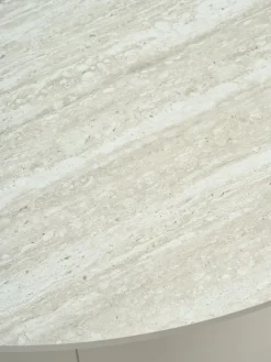 KLIPLEVTable KLIPLEV Ø120 coloris travertin/beige-JYSK New