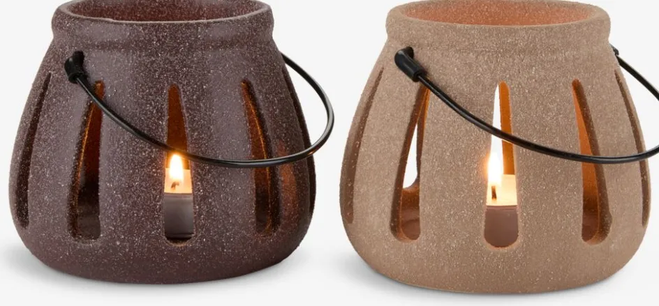 KNOTTLanterne KNOTT Ø10xH9cm assorti-JYSK