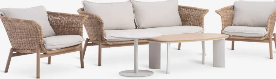 KOEPINGEnsemble lounge KOEPING 4,5 personnes naturel-JYSK Hot