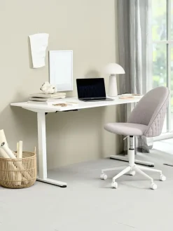 KOKKEDALChaise de bureau KOKKEDAL tissu /blanc-JYSK Clearance