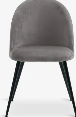 KOKKEDALChaise KOKKEDAL velours gris/noir-JYSK Online