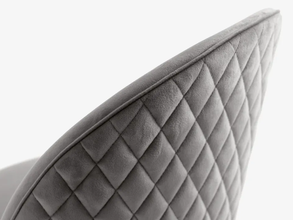 KOKKEDALChaise KOKKEDAL velours gris/noir-JYSK Online