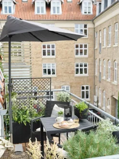 KOLDINGParasol de balcon KOLDING l270xL135 gris-JYSK Sale